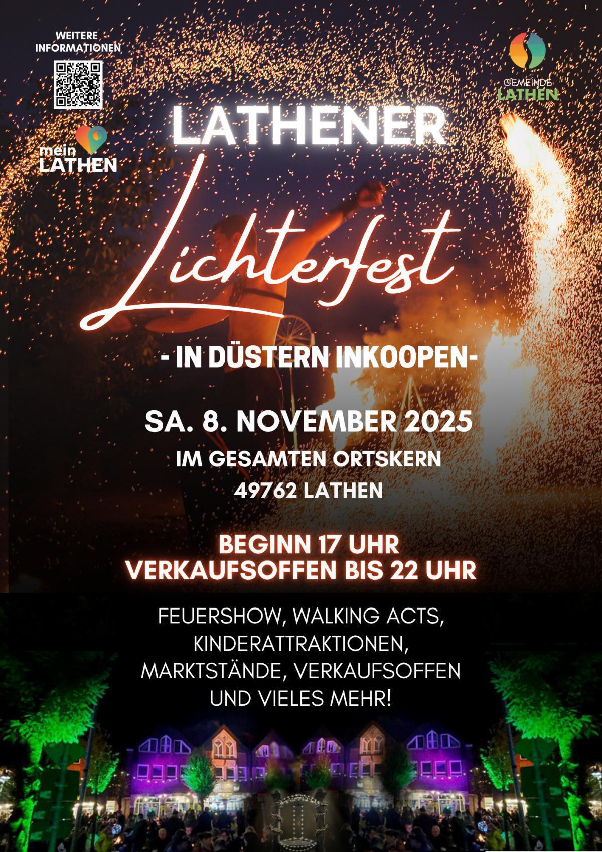 Lathener Lichterfest - in Düstern Inkoopen