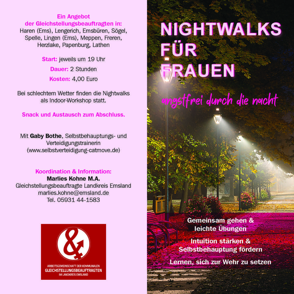 Im Dunkeln unterwegs: Tipps für sicheren Heimweg Im Dunkeln unterwegs: Tipps für sicheren Heimweg