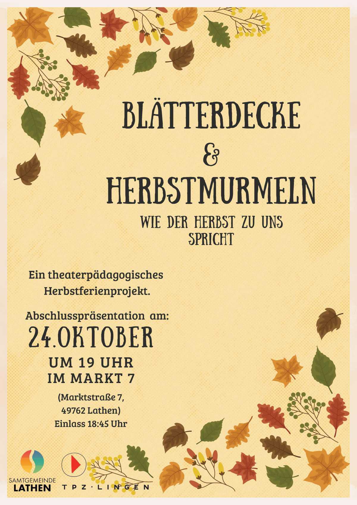 Wir laden ein zum gemütlichen Herbst im Markt 7