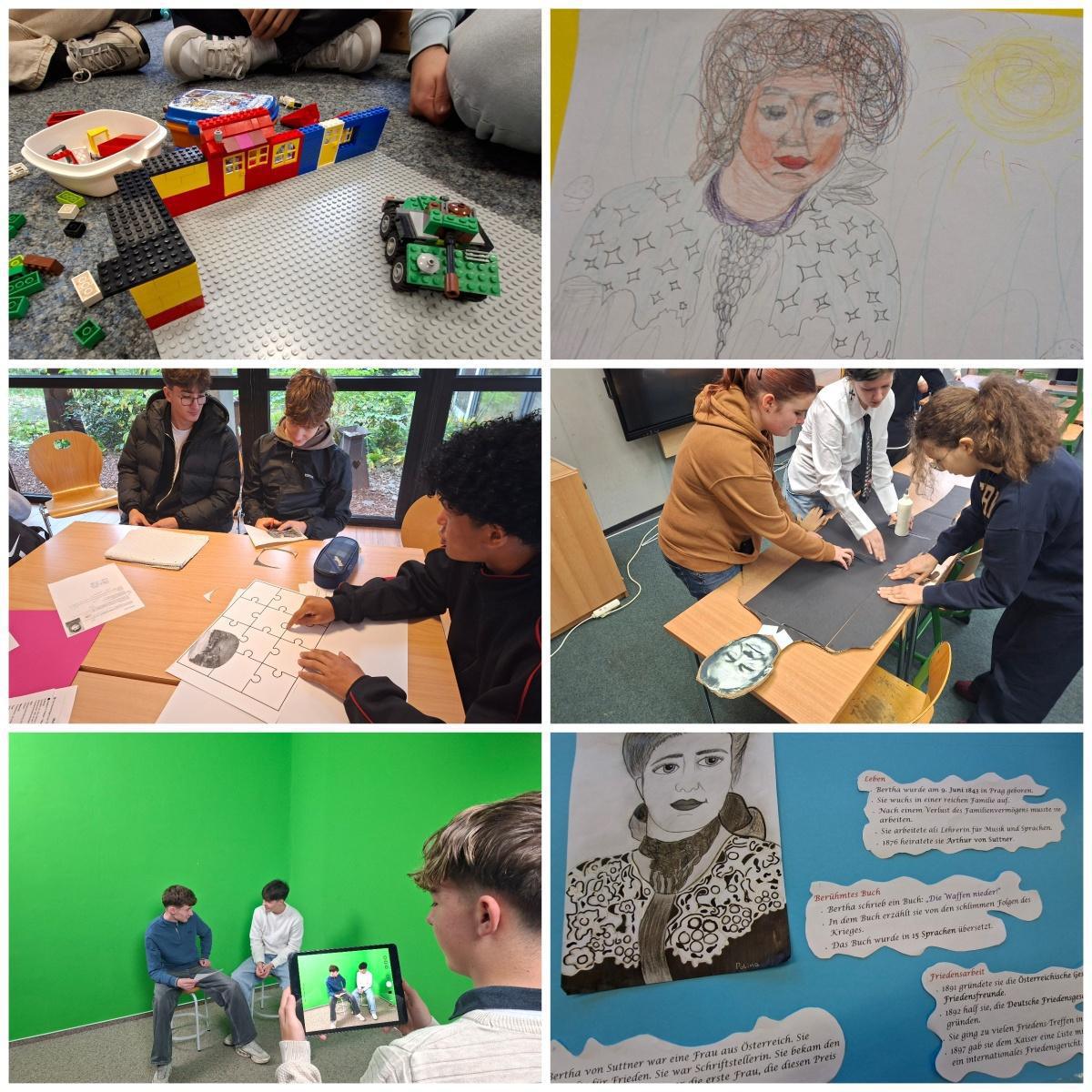 Erna-de-Vries-Projekttag 2025 – Kreativ für Frieden und Menschenrechte Erna-de-Vries-Projekttag 2025 – Kreativ für Frieden und Menschenrechte