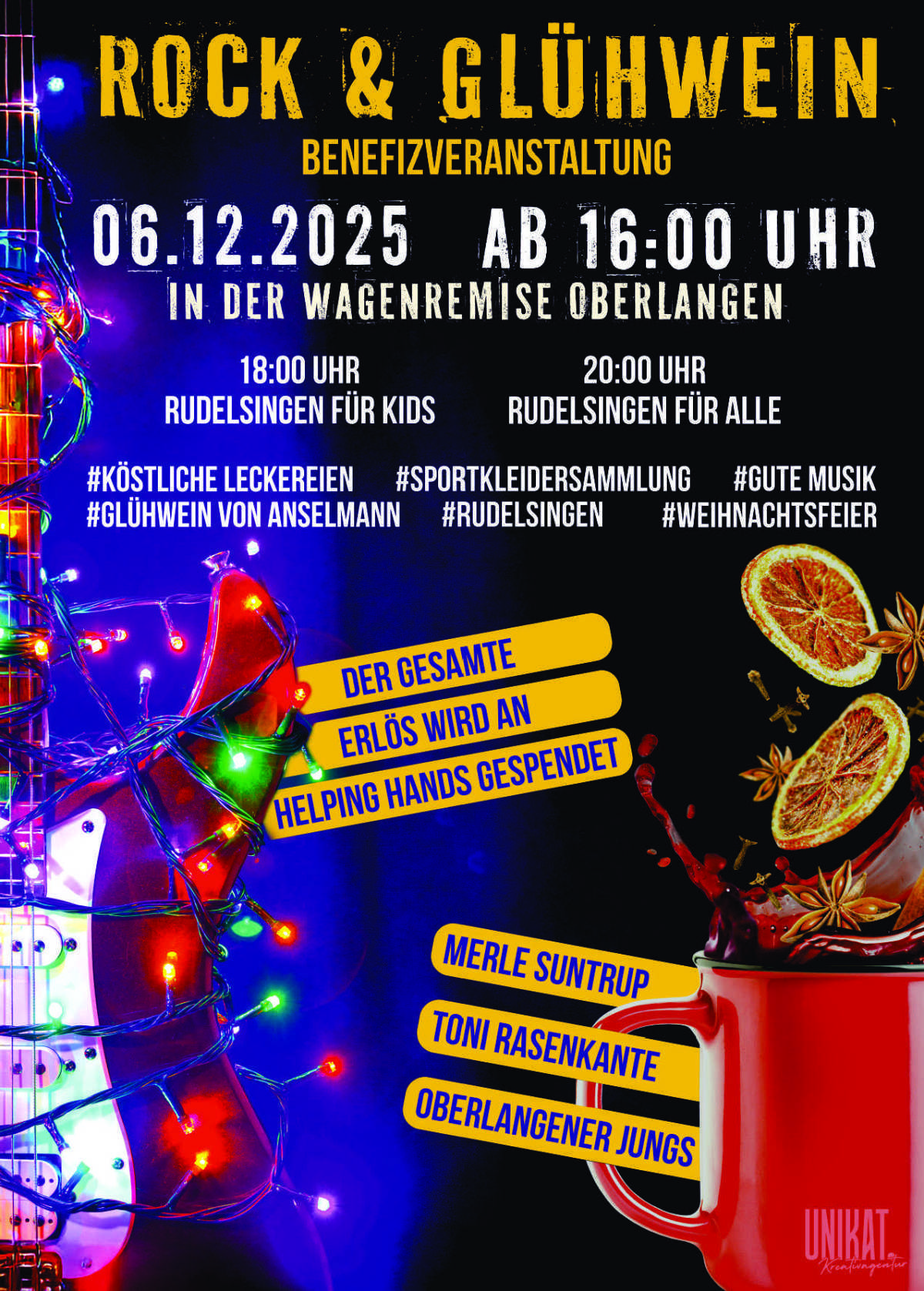Rock & Glühwein – Benefizveranstaltung in Oberlangen Rock & Glühwein – Benefizveranstaltung in Oberlangen