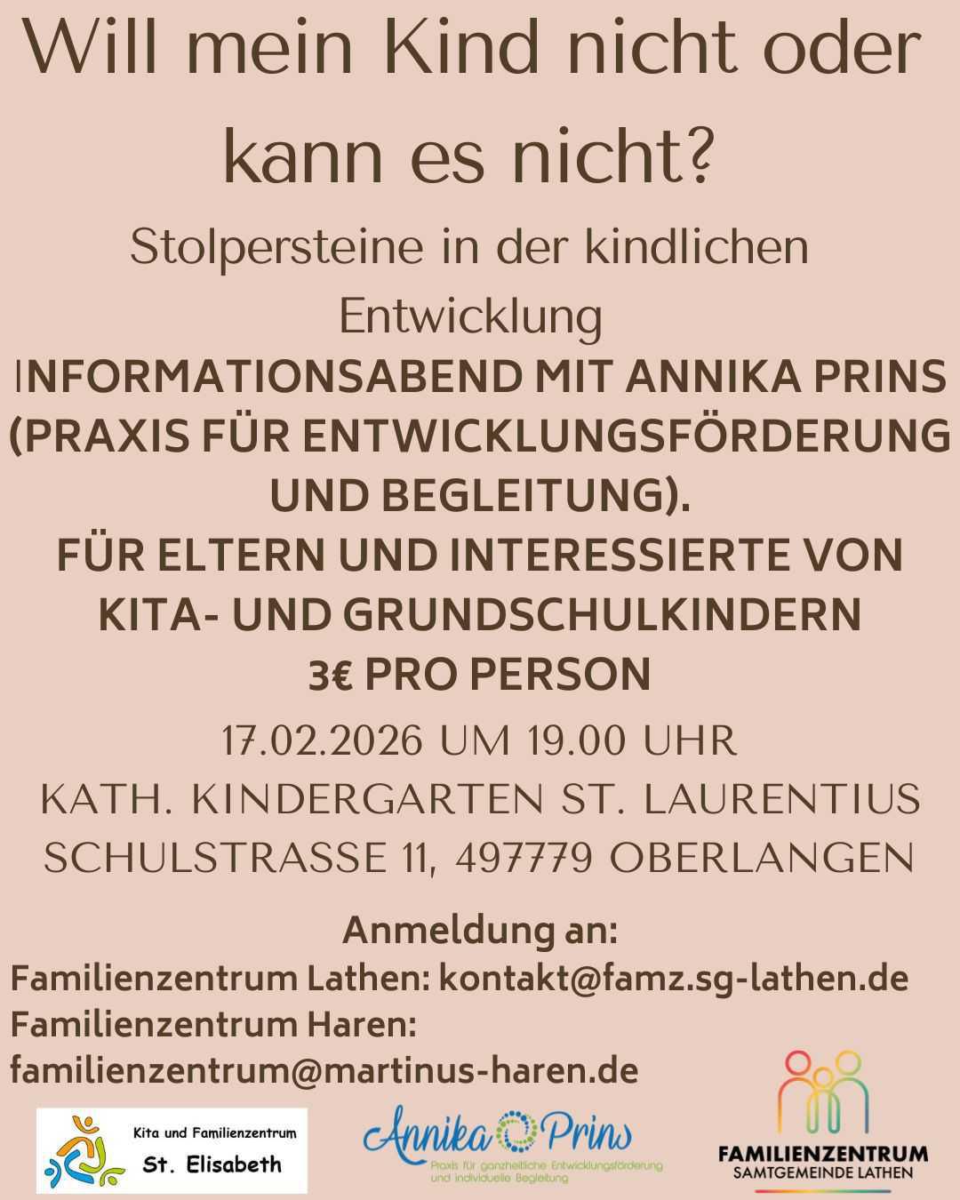 Will mein Kind nicht – oder kann es nicht?