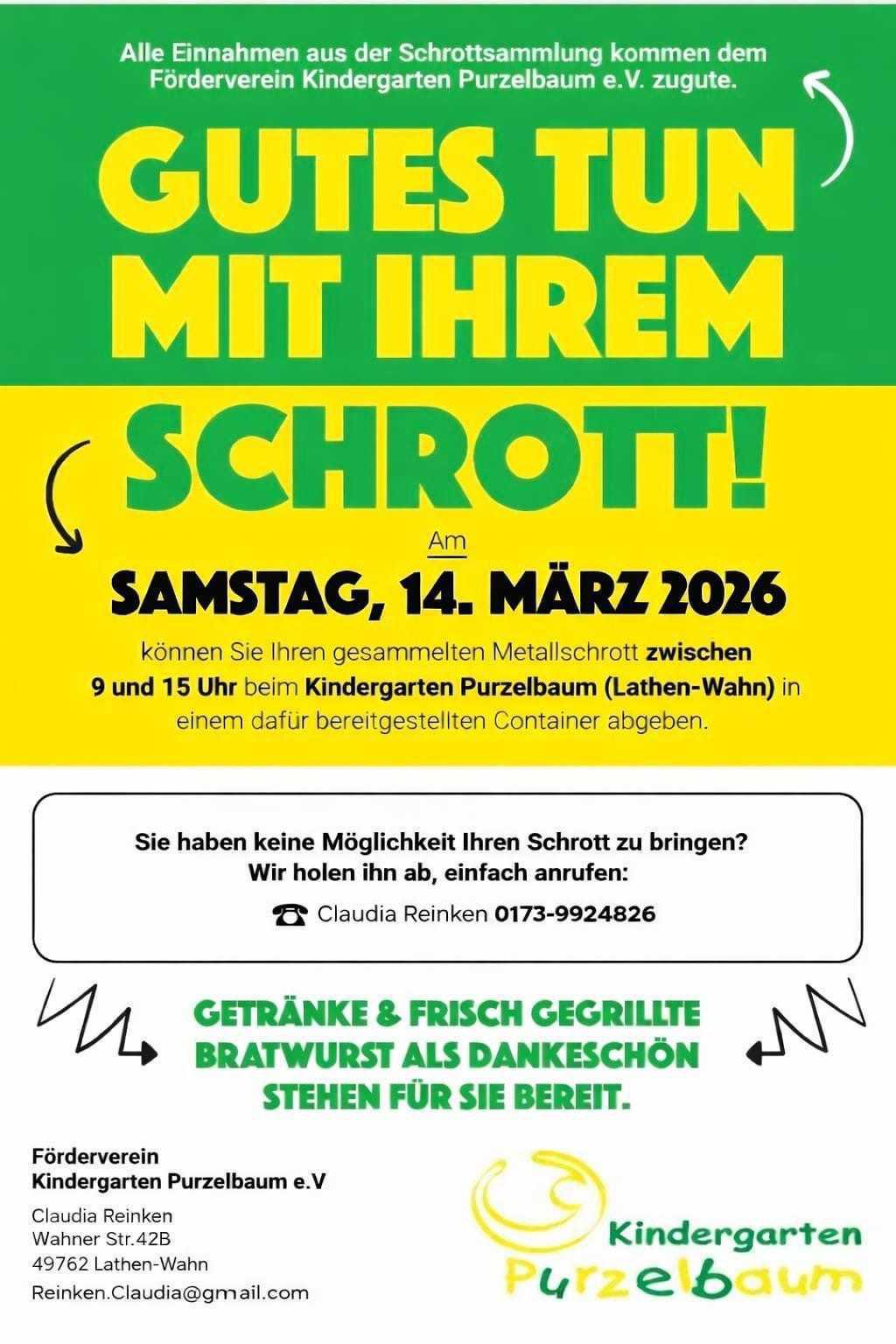 Schrott loswerden und dabei Gutes tun?