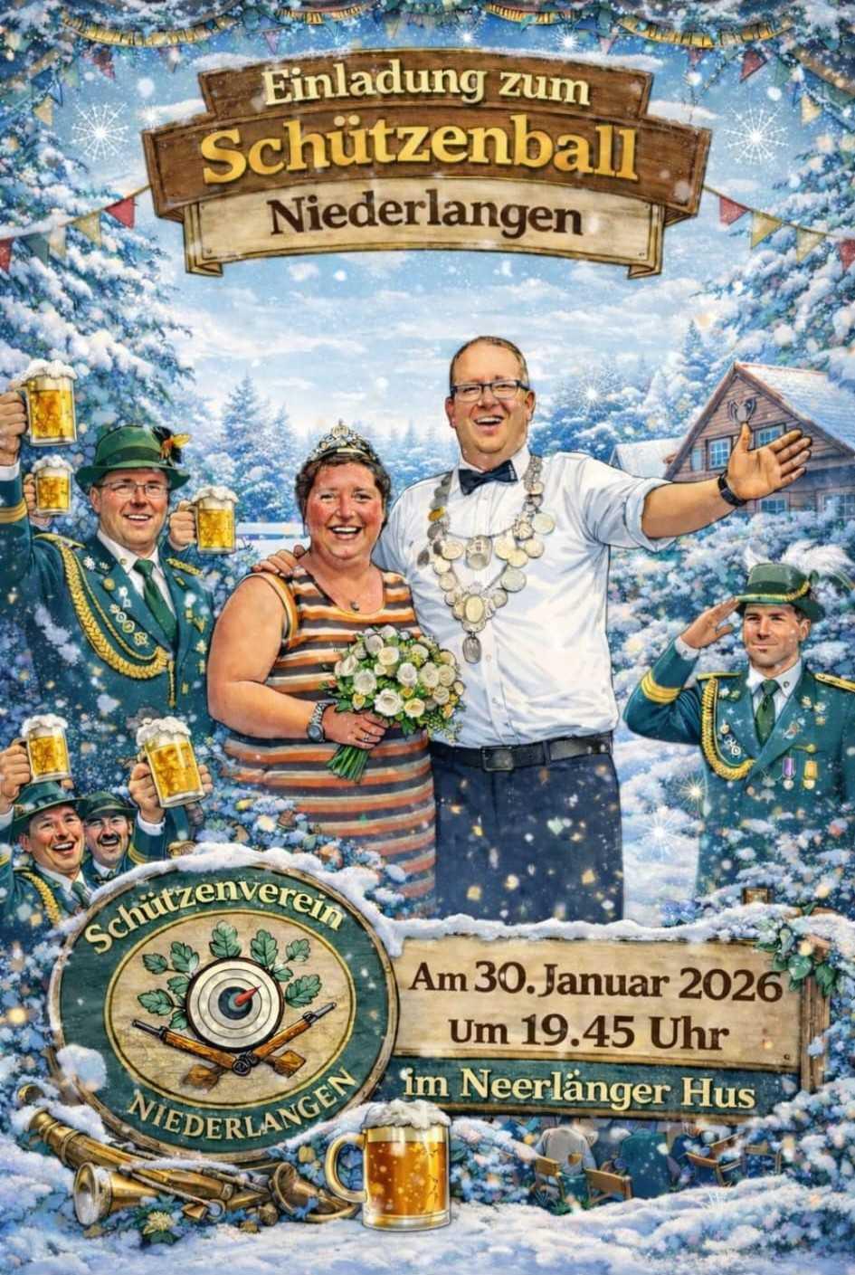 Schützenball des Bürgerschützenvereins Niederlangen