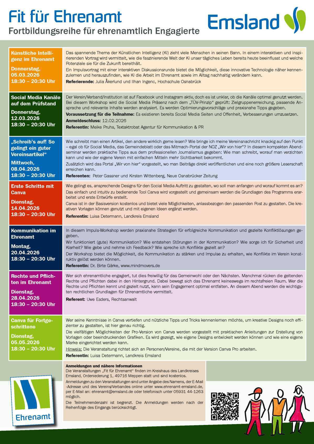 Fortbildungsreihe "Fit für Ehrenamt"