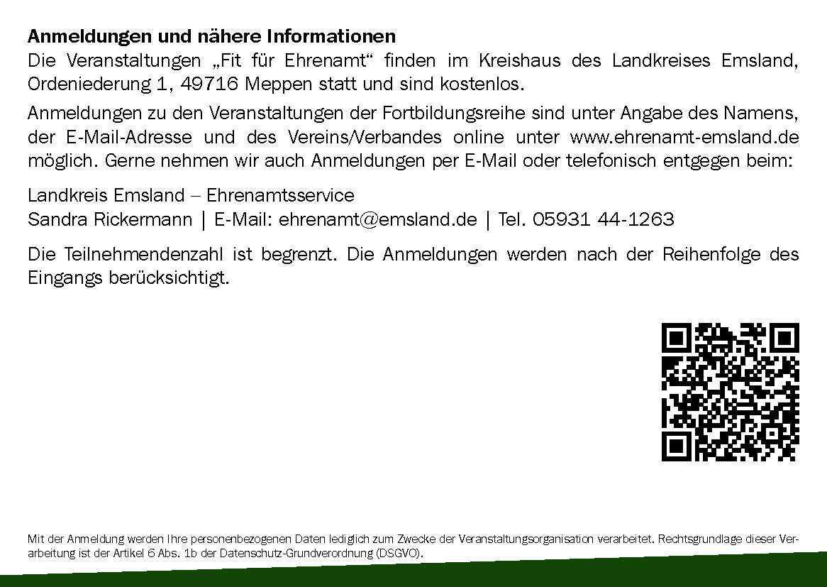 Gutes Ehrenamt braucht gute Vorbereitung - Social Media Kanäle auf dem Prüfstand