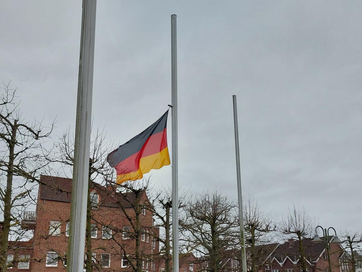 Solidaritätsbeflaggung für die Ukraine am 23.02.2026