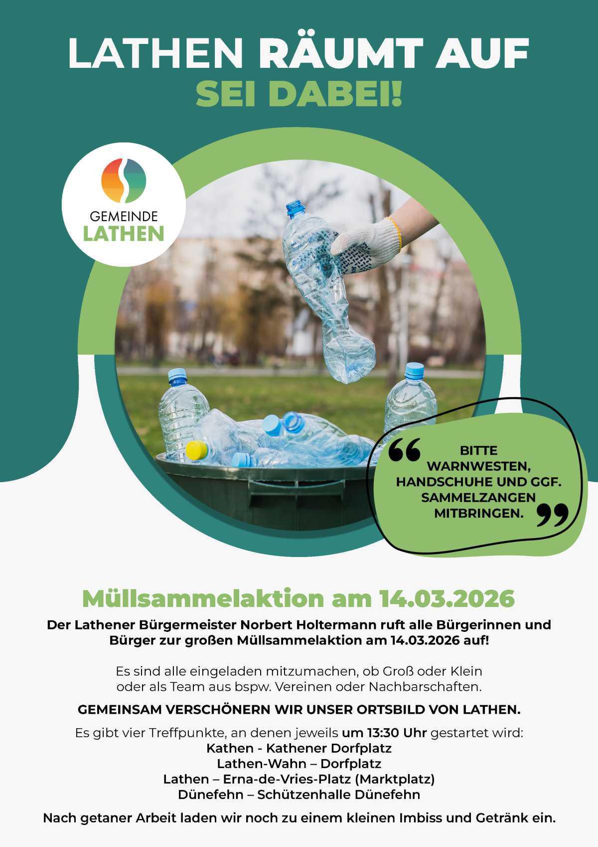 Müllsammelaktion am 14.03.2026