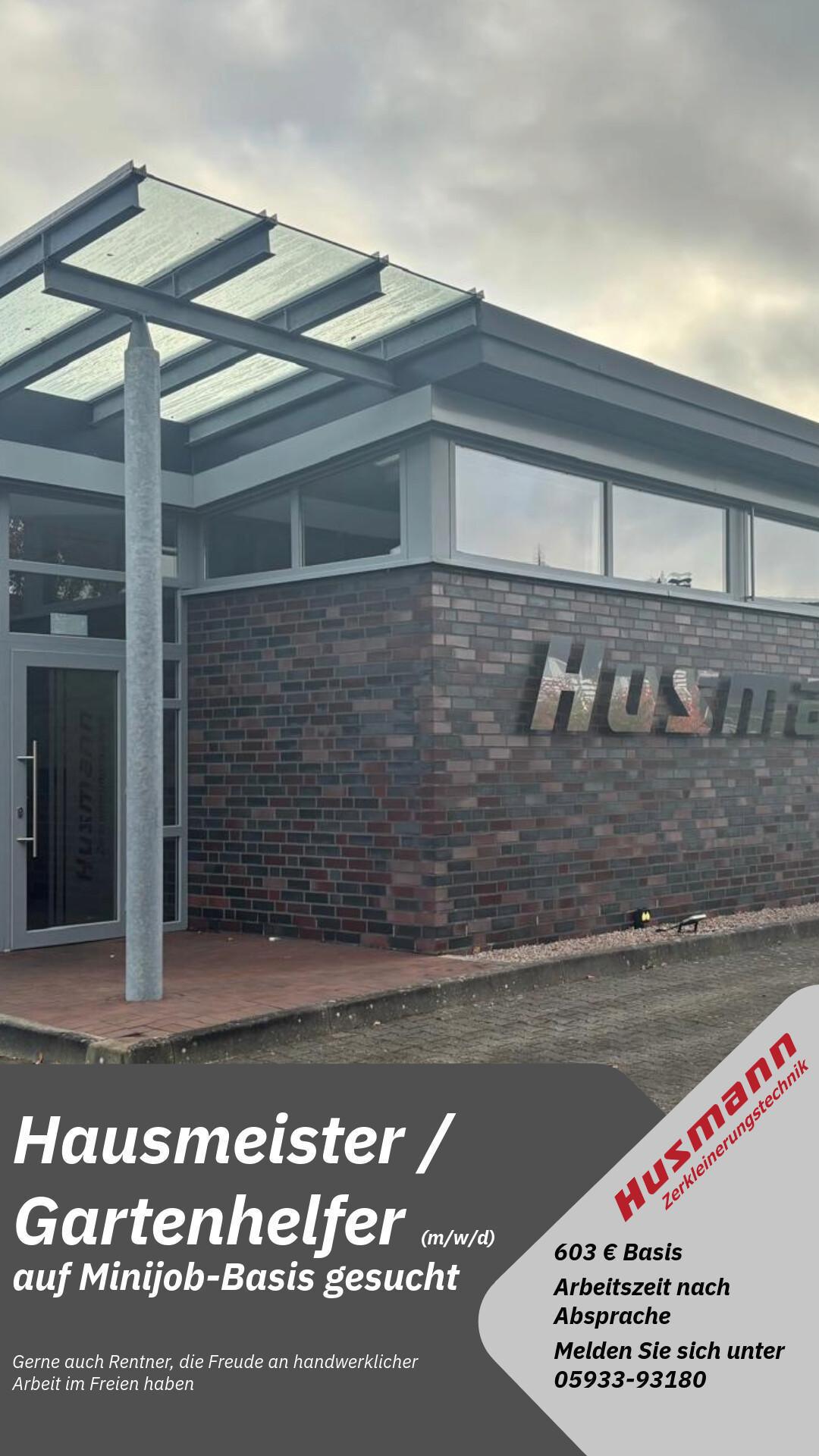 Hausmeister / Gartenhelfer (m/w/d)