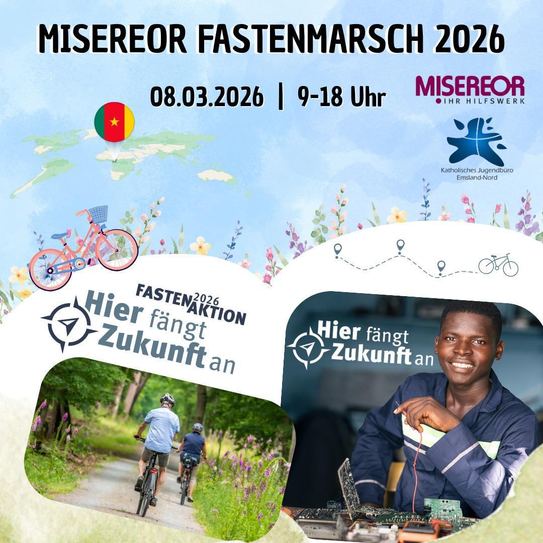 Misereor Fastenmarsch 2026 am 08.03.2026 - Mach mit! 