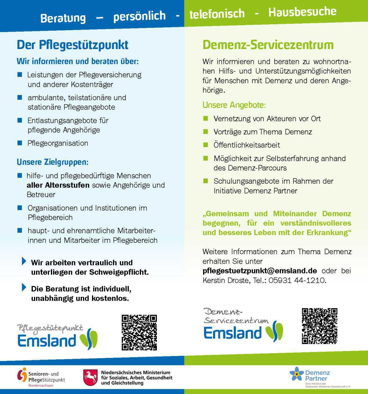 „EmslandCare“ in der Samtgemeinde Lathen „EmslandCare“ in der Samtgemeinde Lathen