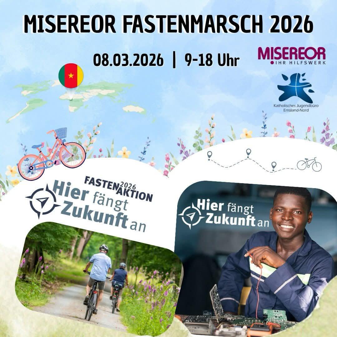 Misereor Fastenmarsch 2026 am 08.03.2026 - Mach mit!