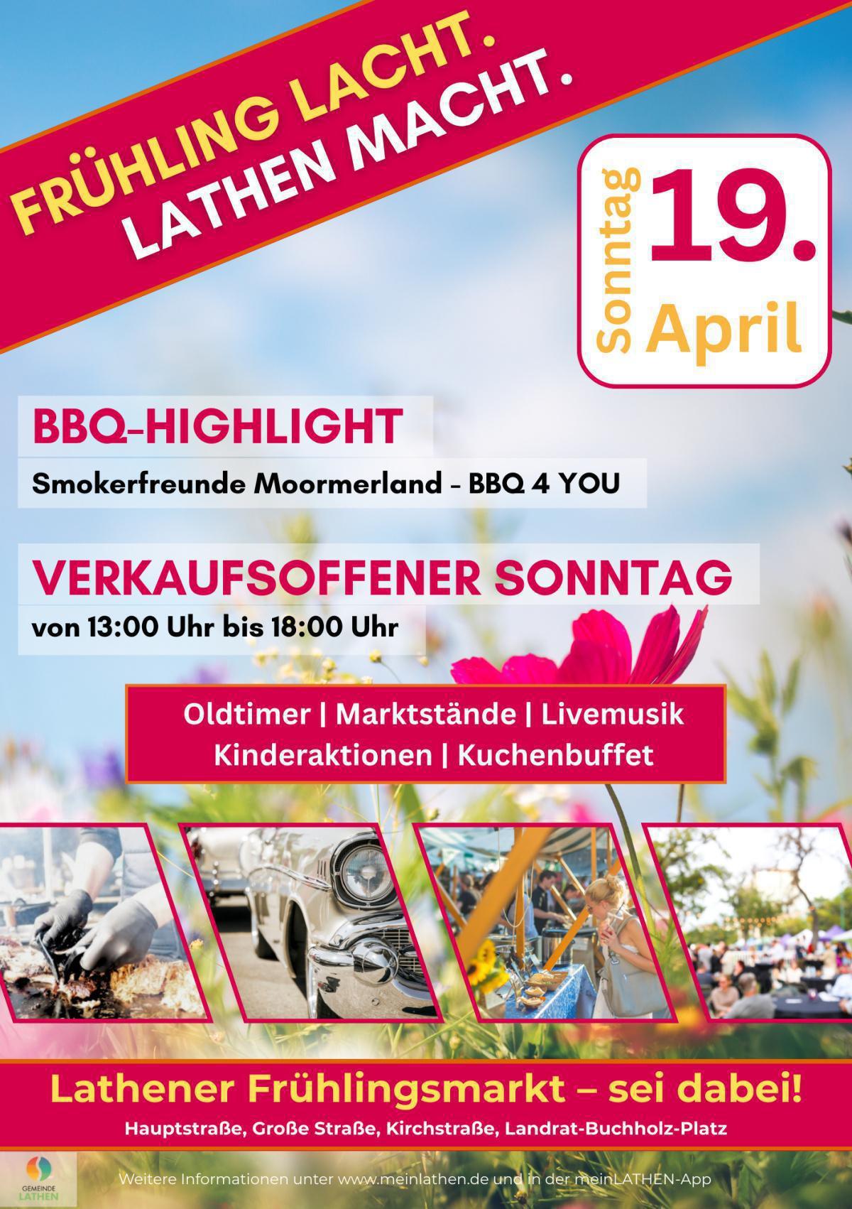 Frühling lacht – Lathen macht! Frühling lacht – Lathen macht!