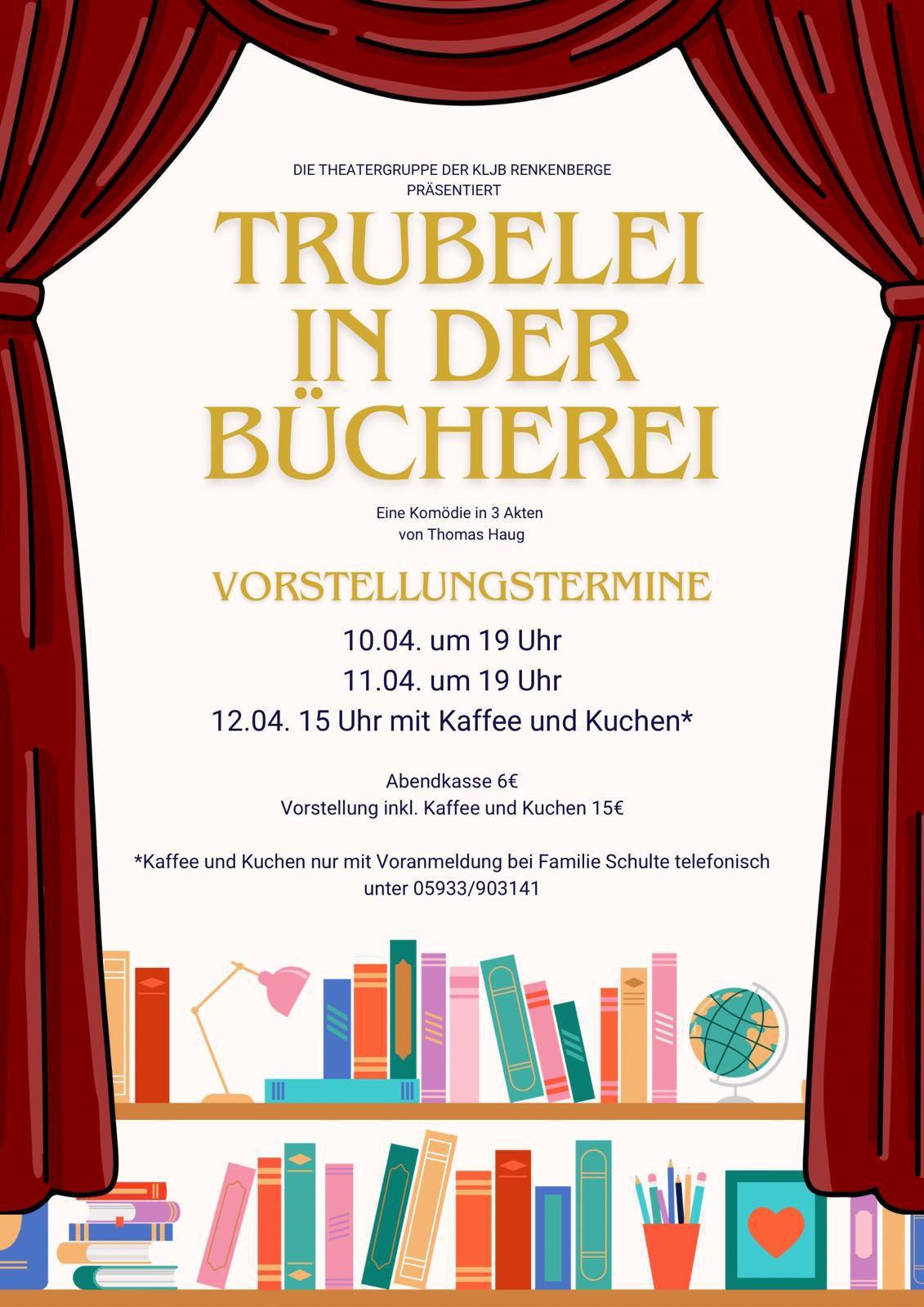 Theater Renkenberge "Trubelei in der Bücherei"