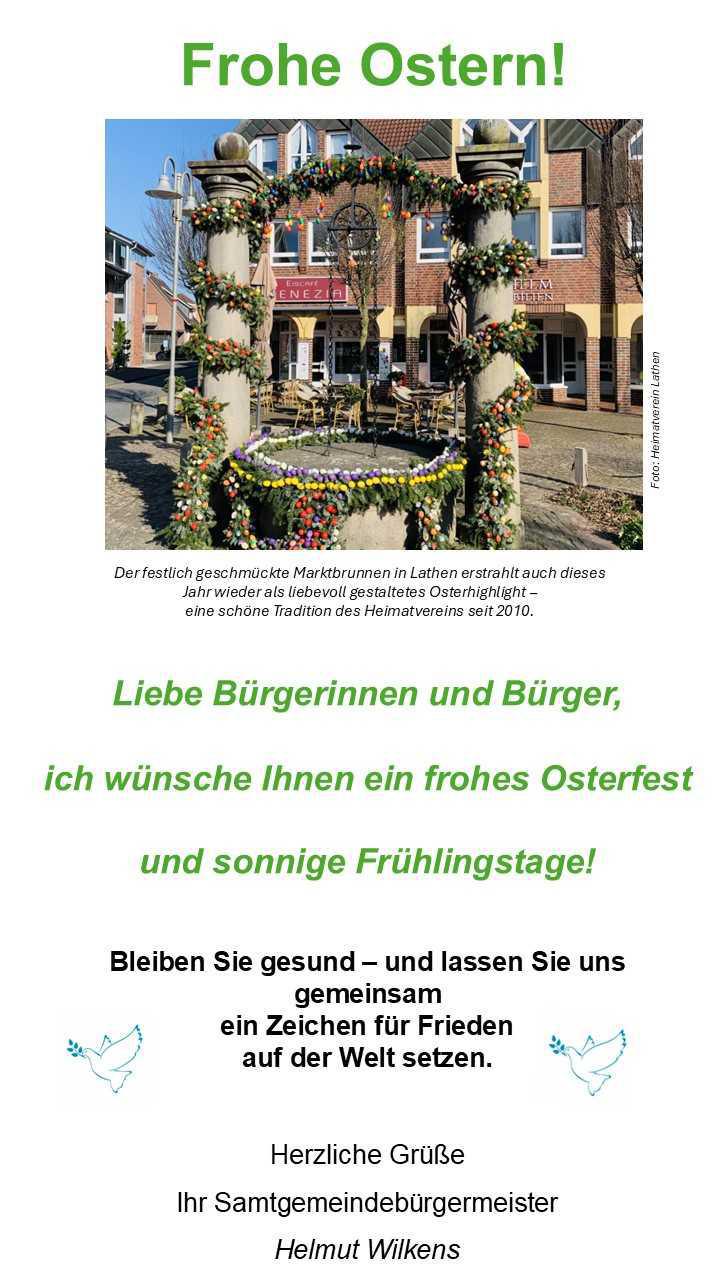 Frohe Ostern!