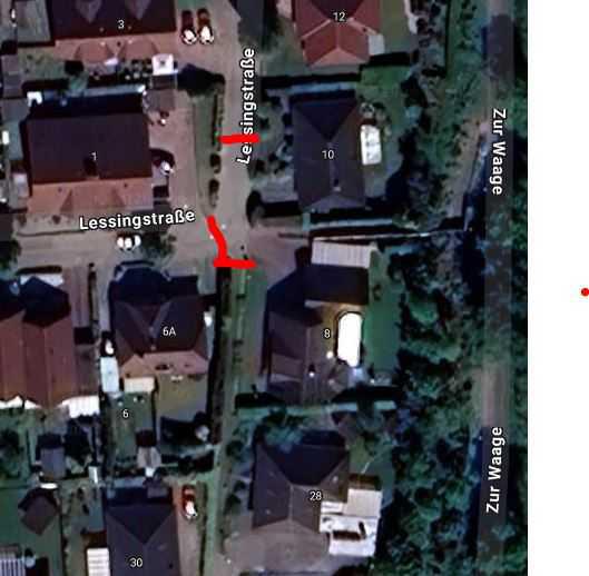 Achtung: Baustelle Lessingstraße in Lathen Achtung: Baustelle Lessingstraße in Lathen