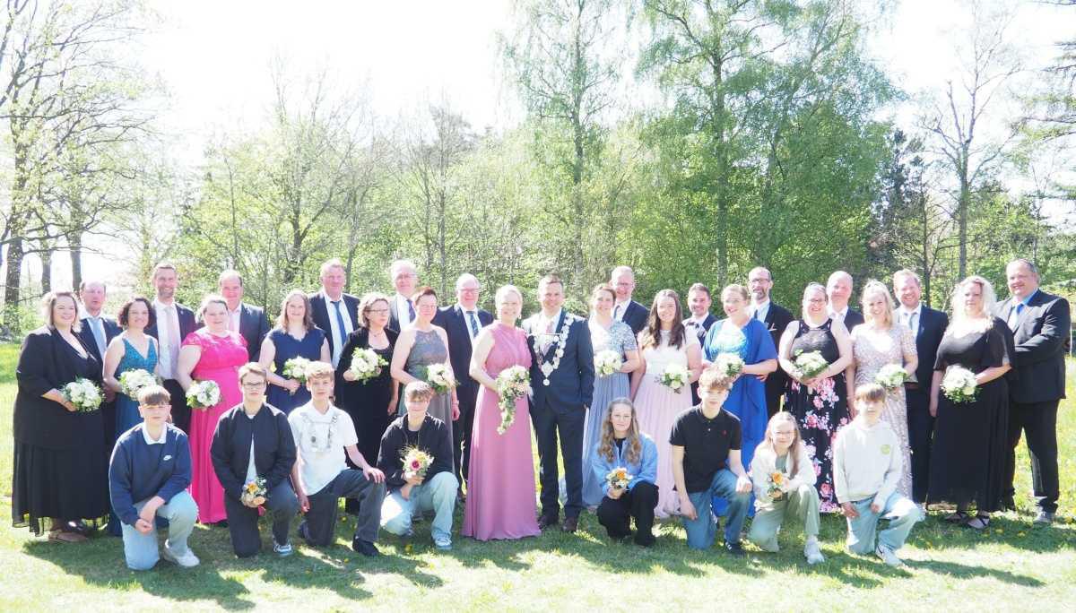 Neues Königshaus beim Schützenverein Neulangen