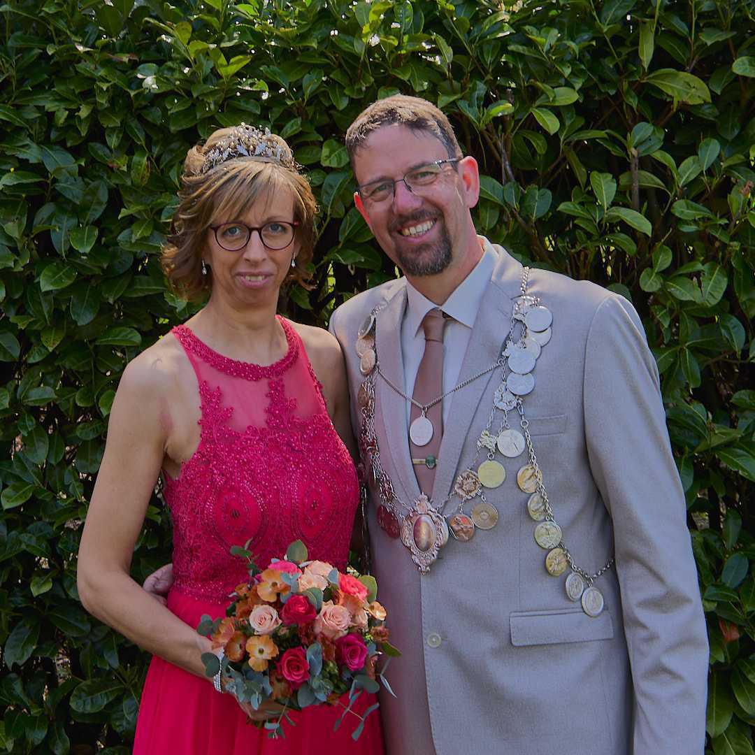 Neues Königshaus beim Schützenverein Melstrup