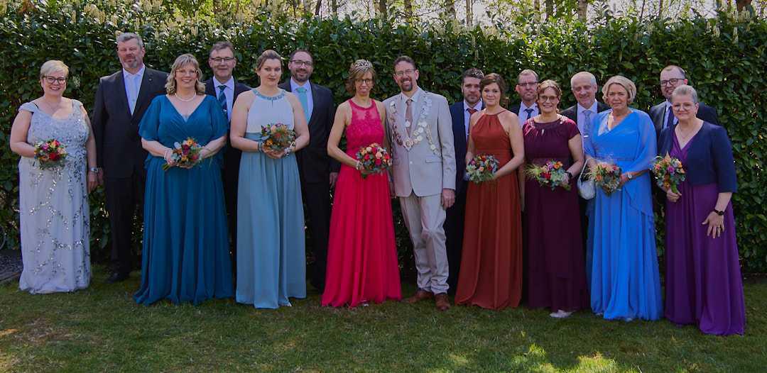 Neues Königshaus beim Schützenverein Melstrup