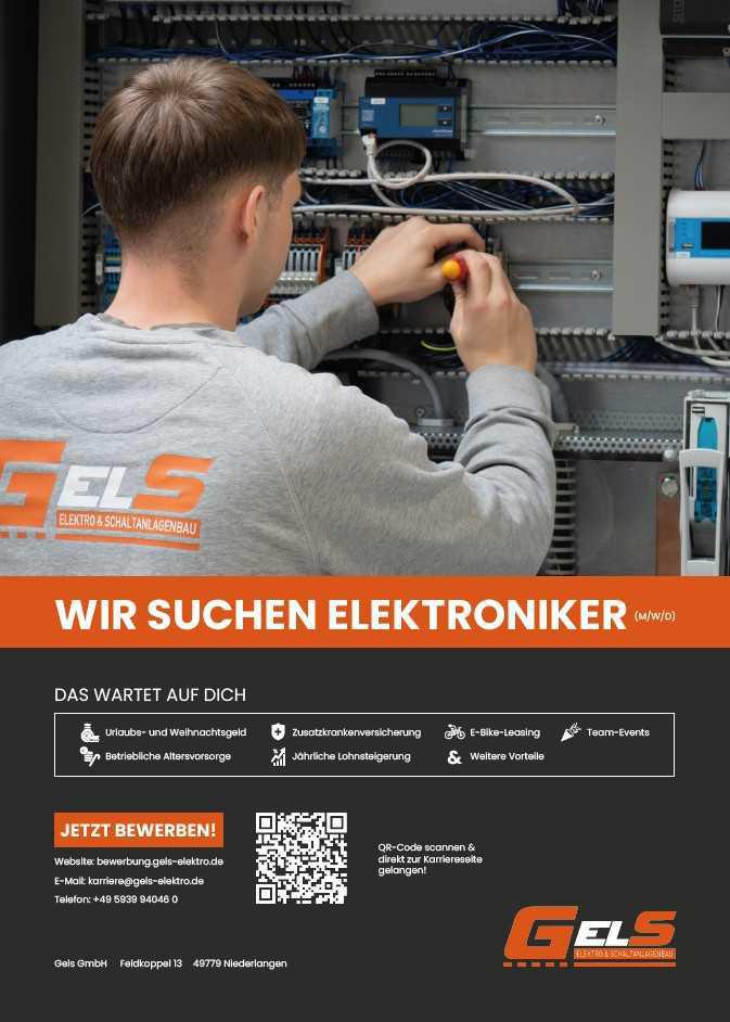 Wir suchen Elektroniker (M/W/D)