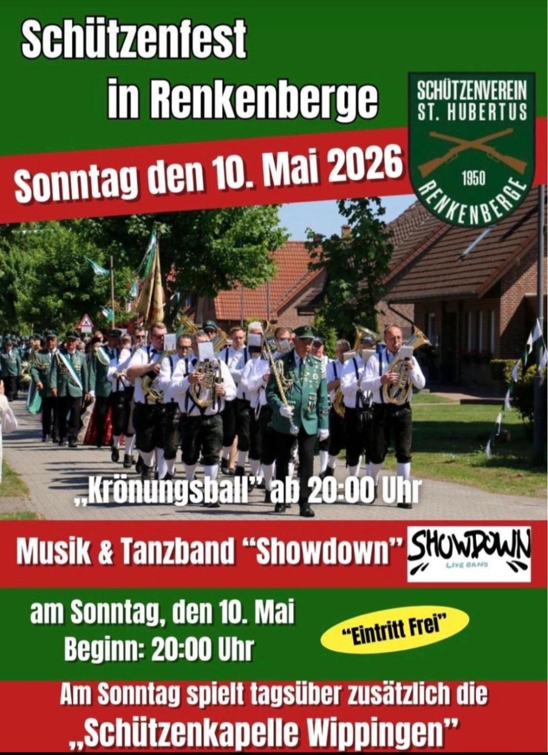 Neues Schützenkönigspaar in Renkenberge