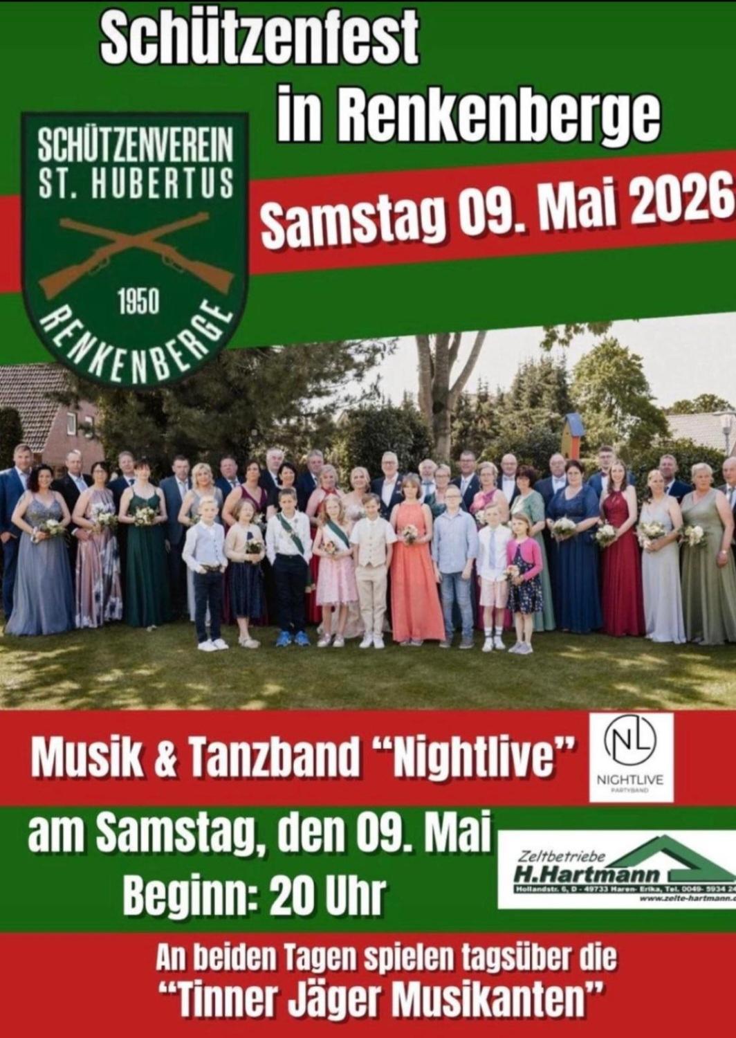 Neues Schützenkönigspaar in Renkenberge