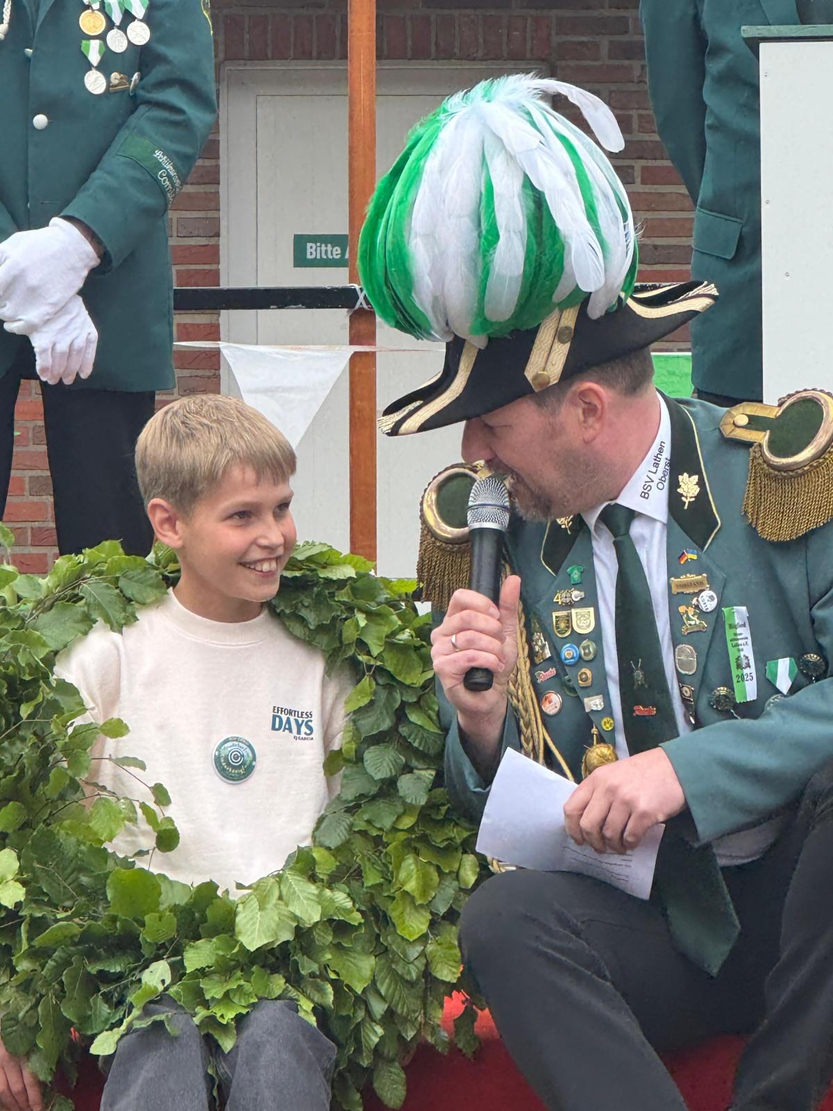 Neuer Kinderschützenkönig beim Bürgerschützenverein Lathen