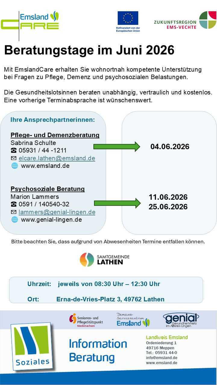 EmslandCare - Pflege- und Demenzberatung