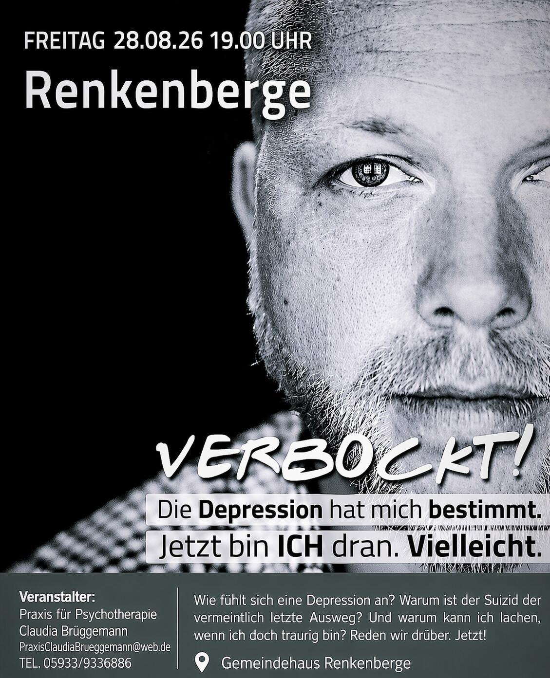 Verbockt! Die Depression hat mich bestimmt. Jetzt bin ICH dran. Vielleicht. 