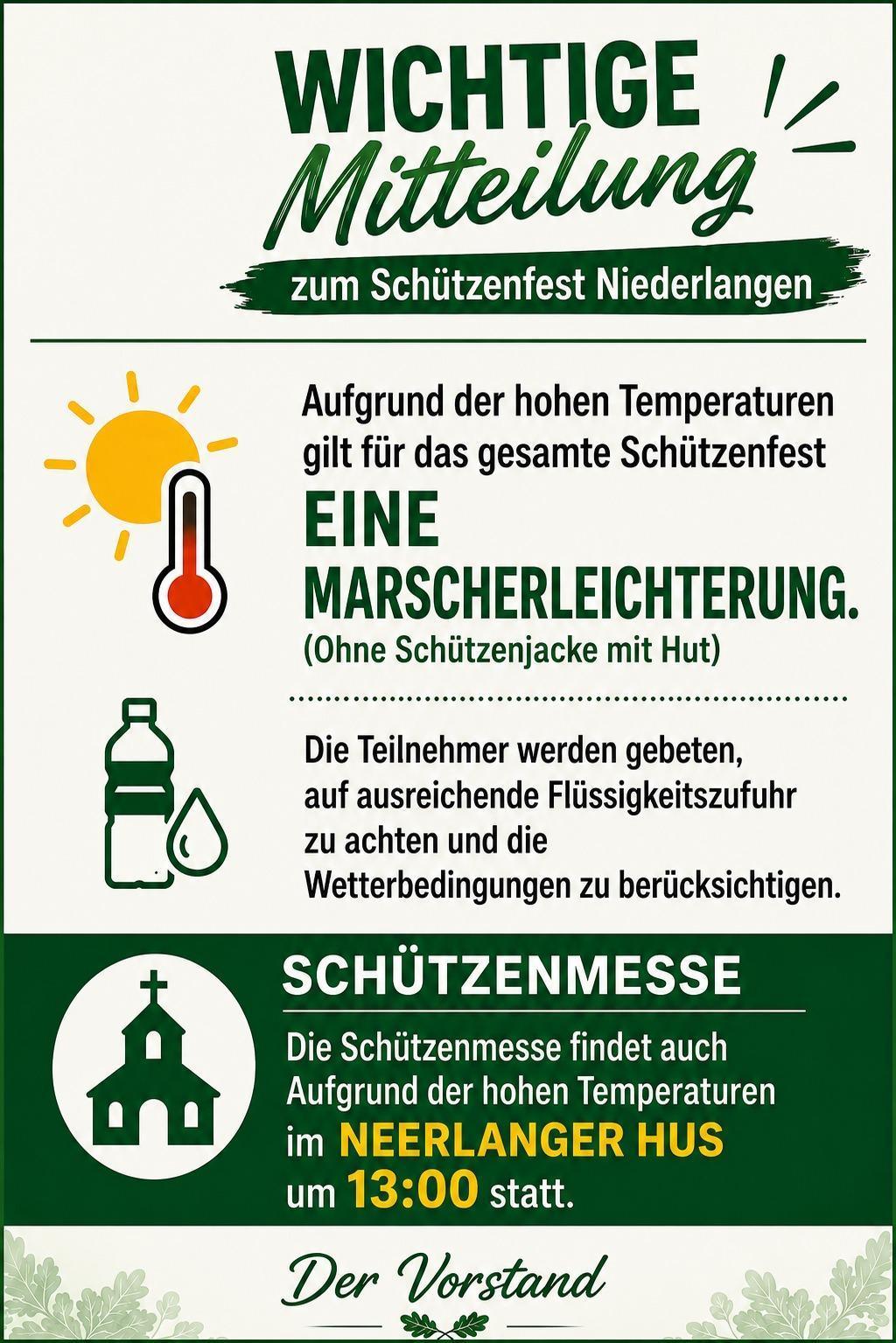 Schützenfest in Niederlangen 