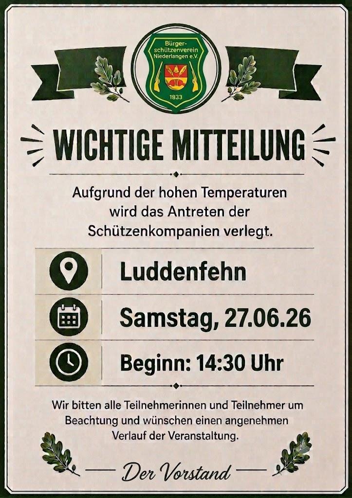 Schützenfest in Niederlangen 