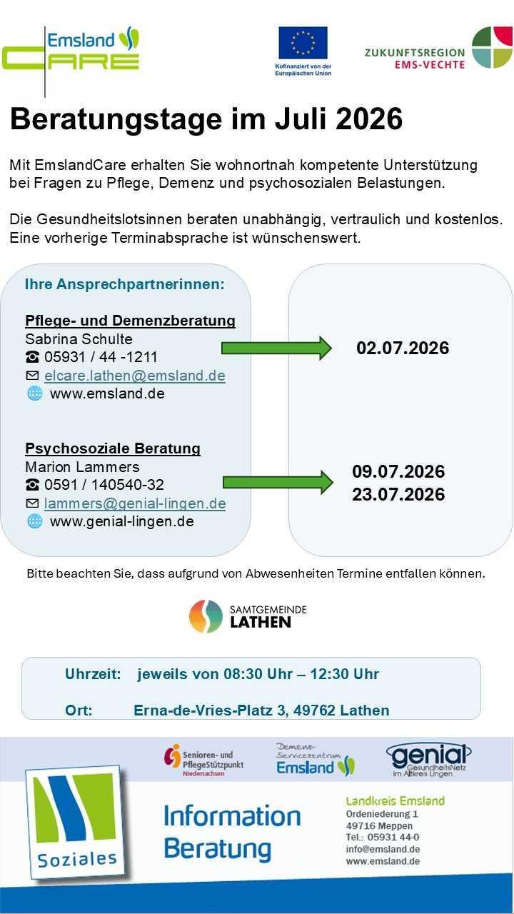 EmslandCare - Pflege- und Demenzberatung