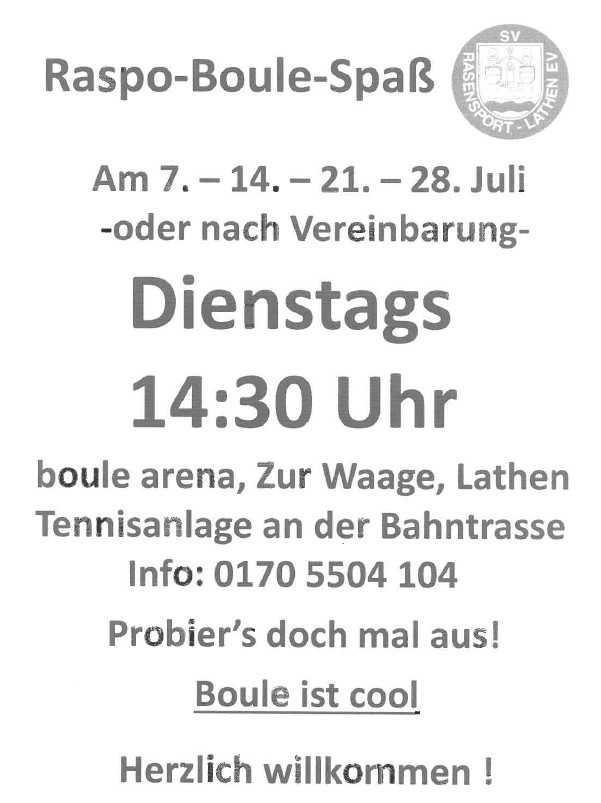 Boule-Spaß für alle