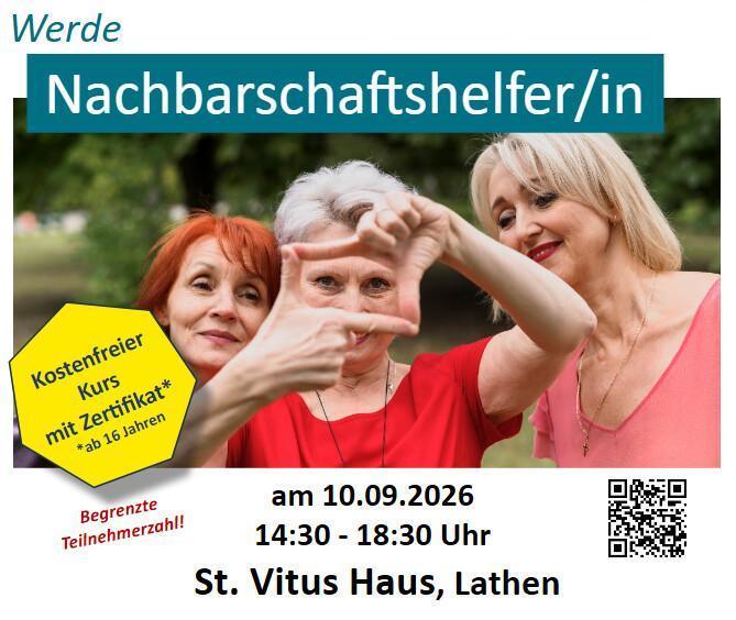 Kurs: Nachbarschaftshelfer:in werden