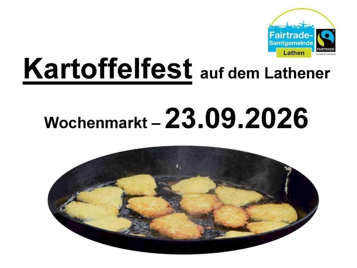 Kartoffelfest auf dem Lathener Wochenmarkt