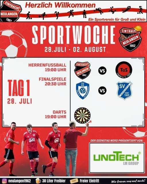 Sportwoche 2026 beim SV Eintracht Neulangen! 