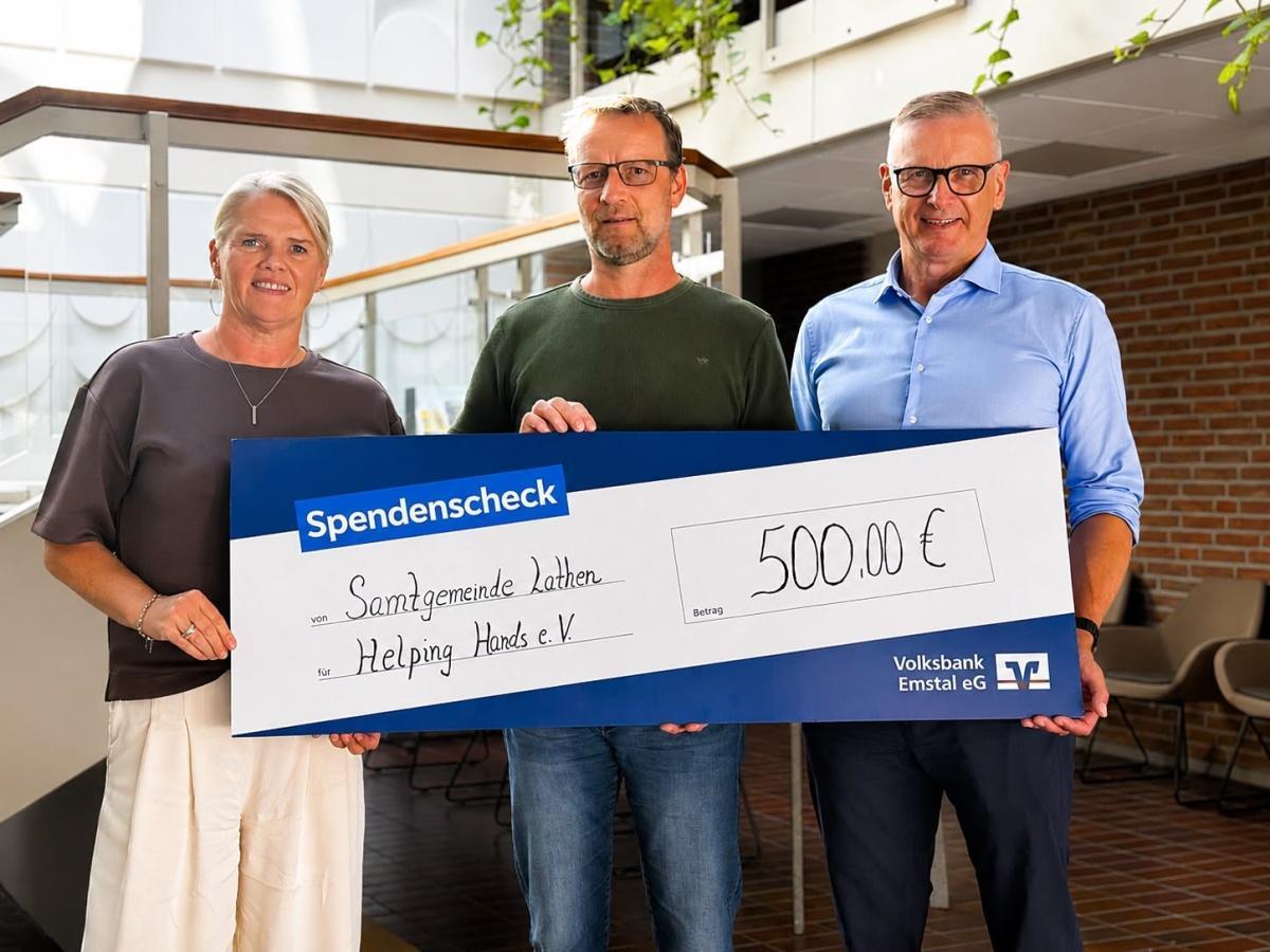 Glücksradaktion für den guten Zweck: Spende an Helping Hands e. V.