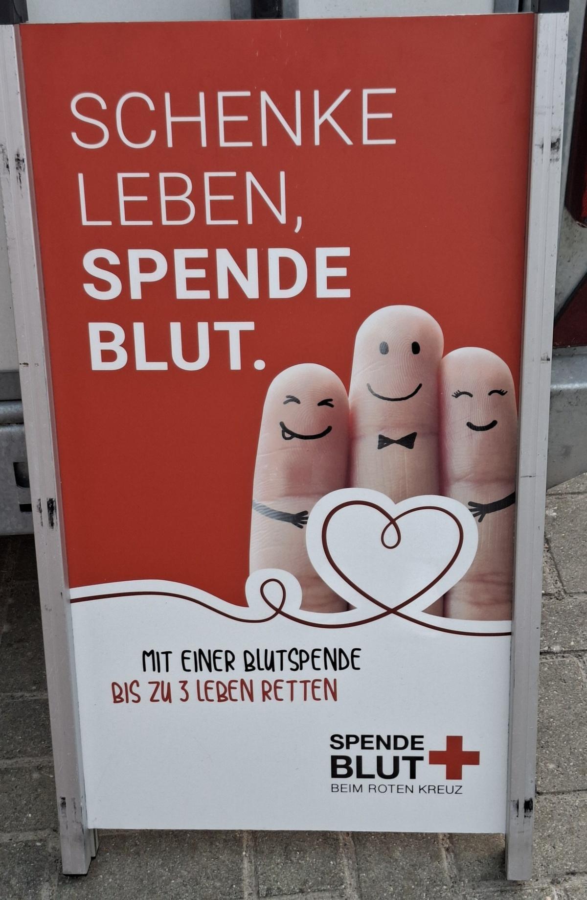  Heute Blut spenden - jede Spende zählt!