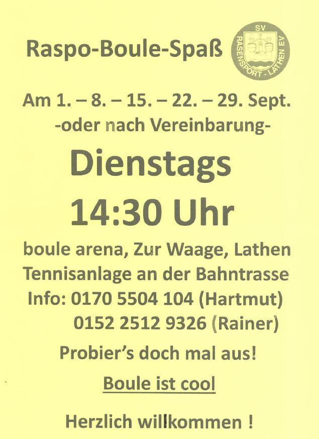 Boule Spaß