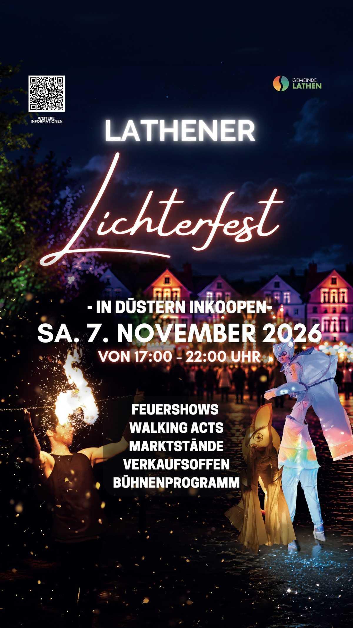 Lichterfest in Lathen – „IN DÜSTERN INKOOPEN“
