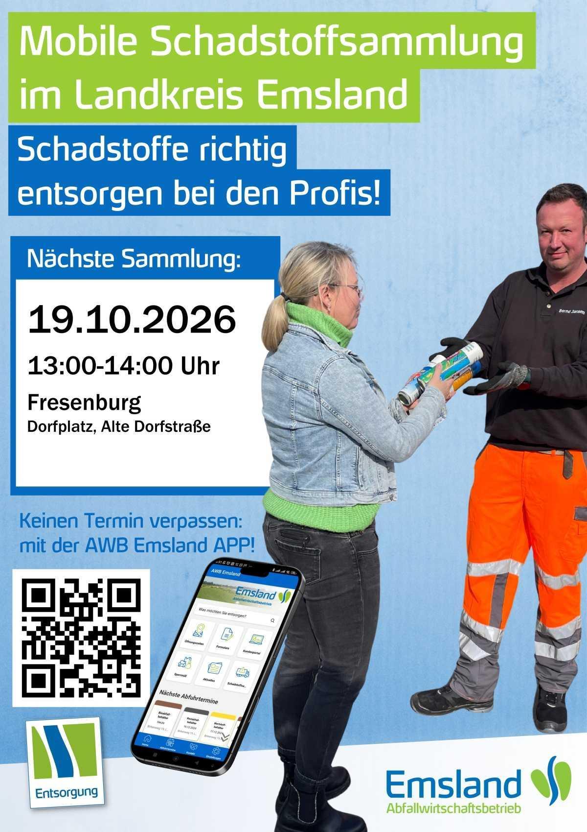 Mobile Schadstoffsammlung in Fresenburg Mobile Schadstoffsammlung in Fresenburg