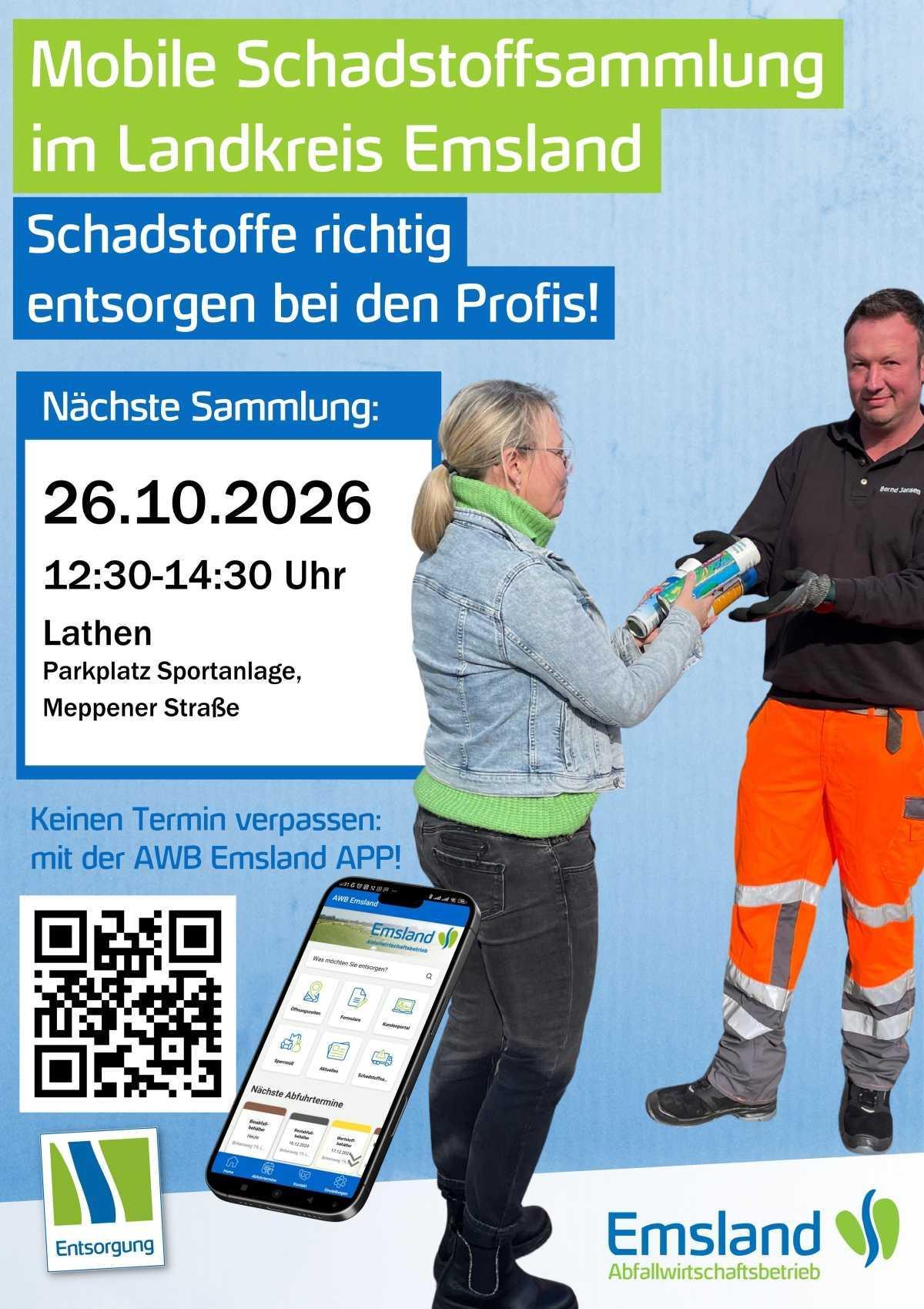 Mobile Schadstoffsammlung in Lathen