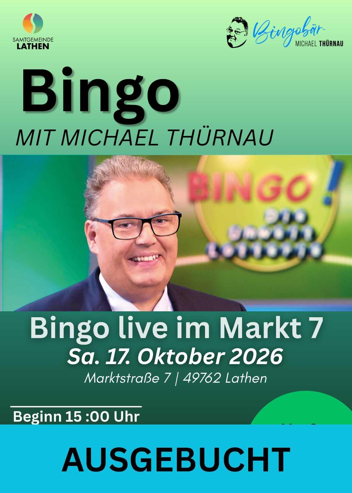 AUSGEBUCHT-BINGO mit Michael Thürnau im Markt7