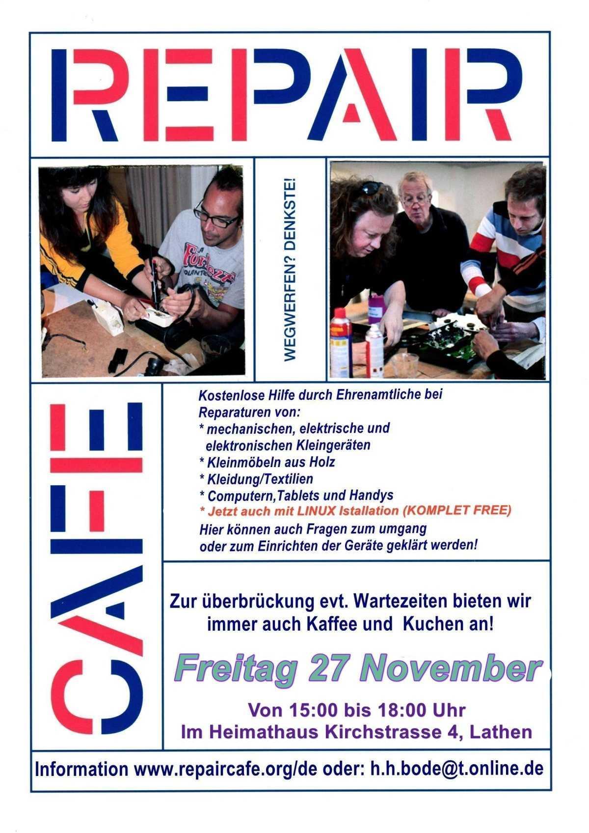 Repair Café geöffnet
