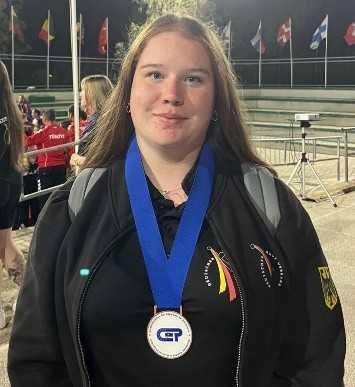 15-jährige Juniorin des SV Raspo Lathen erreicht mit ihrer Mannschaft den dritten Platz bei der Europameisterschaft in Griechenland