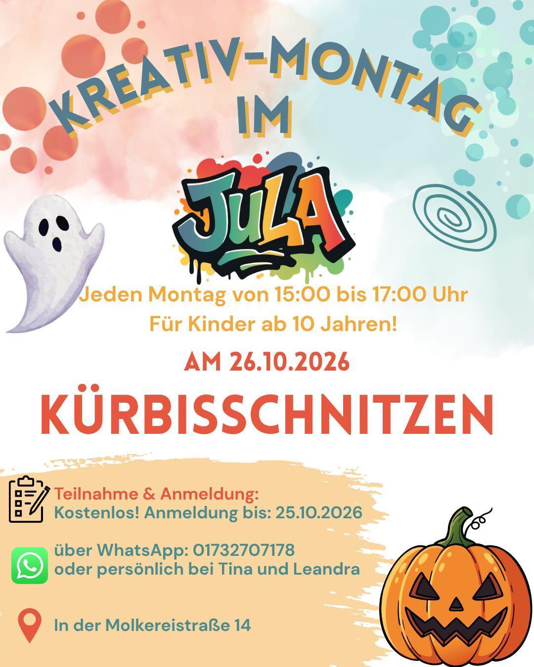 Kreativ-Montag im JULA (Jugendzentrum Lathen)