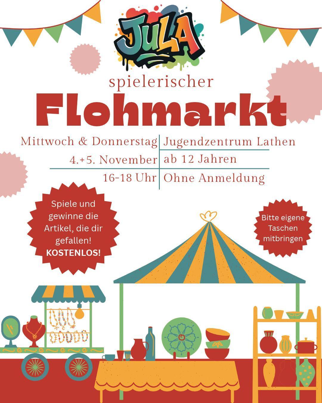 Flohmarkt im Jugendzentrum Lathen 