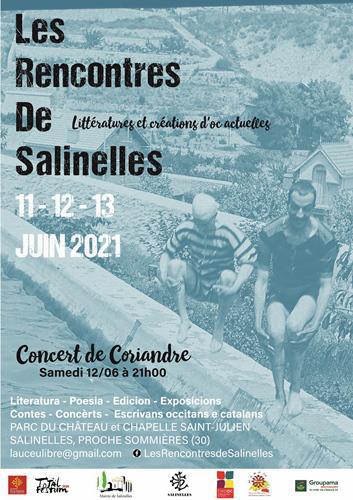 Les Rencontres de Salinelles auront lieu en juin 2021