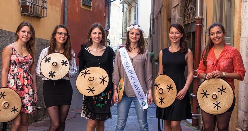 Les six candidates pour la Reine du quartier Est de Nice (photo Frédéric de Faverney DR)
