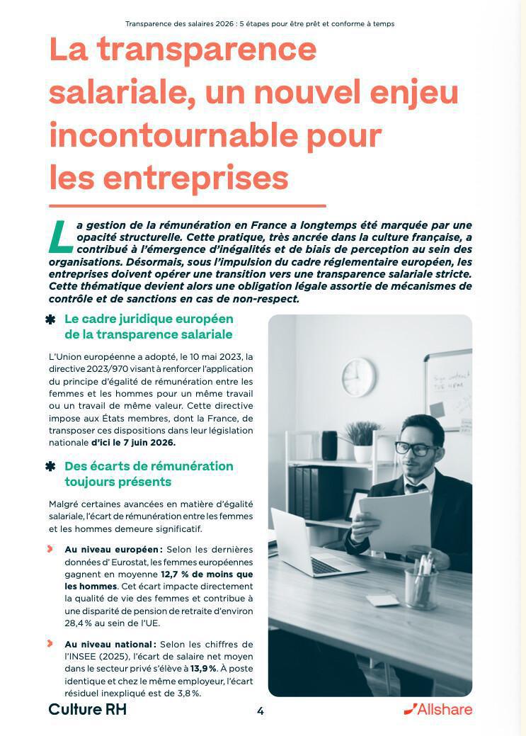 TRANSPARENCE DES SALAIRES